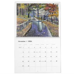 Michael White's Passionate Pastels Calendar 2026