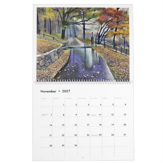 Michael White's Passionate Pastels Calendar 2026 (Nov 2027)
