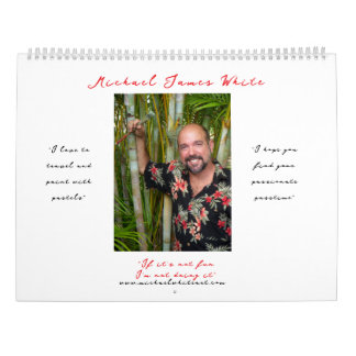 Michael White's Passionate Pastels Calendar 2026