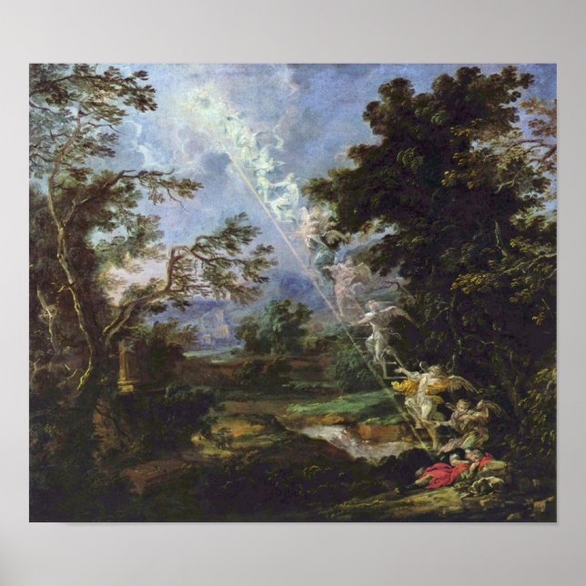 Michael Willmann - The Dream of Jacob Poster (Front)