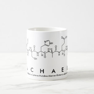 Michaela peptide name mug