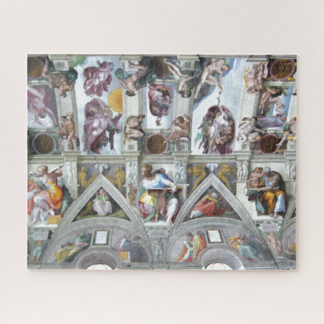 MICHAELANGELO'S SISTINE CHAPEL CEILING JIGSAW PUZZLE (Horizontal)