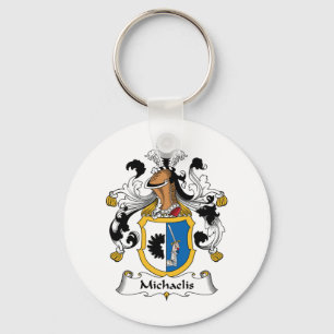 Michaelis Family Crest Key Ring