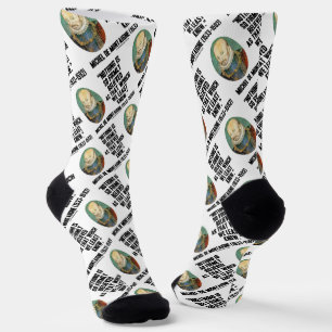 Michel de Montaigne Nothing So Firmly Believed Qte Socks
