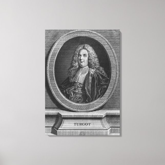 Michel Etienne Turgot Canvas Print (Front)