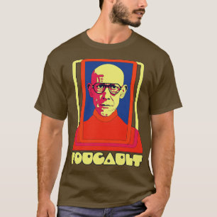 Michel Foucault Retro 70s Style T-Shirt