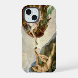 Michelangelo Creation of Adam Art iPhone 15 Case