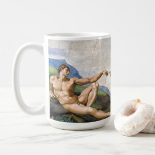 Michelangelo Creation of Adam Fine Art Coffee Mug