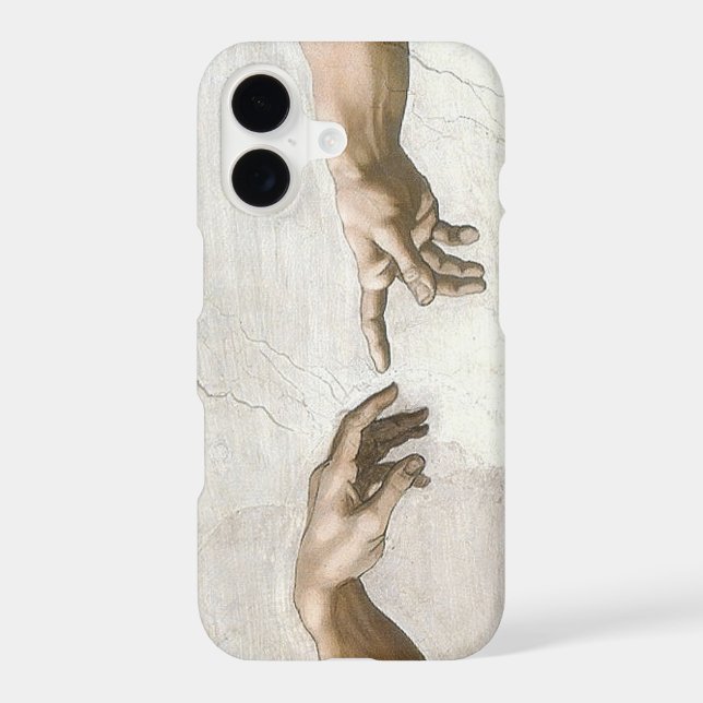 Michelangelo Creation of Adam Hands Fine Art (Back)