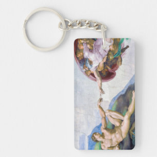 Michelangelo - Creation of Adam Isolated Key Ring