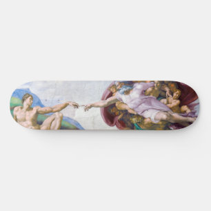 Michelangelo - Creation of Adam Isolated Skateboard