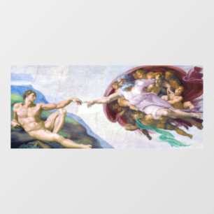 Michelangelo - Creation of Adam Isolated Window Cling