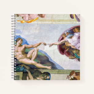 Michelangelo - Creation of Adam, Sistine Chapel's Notebook