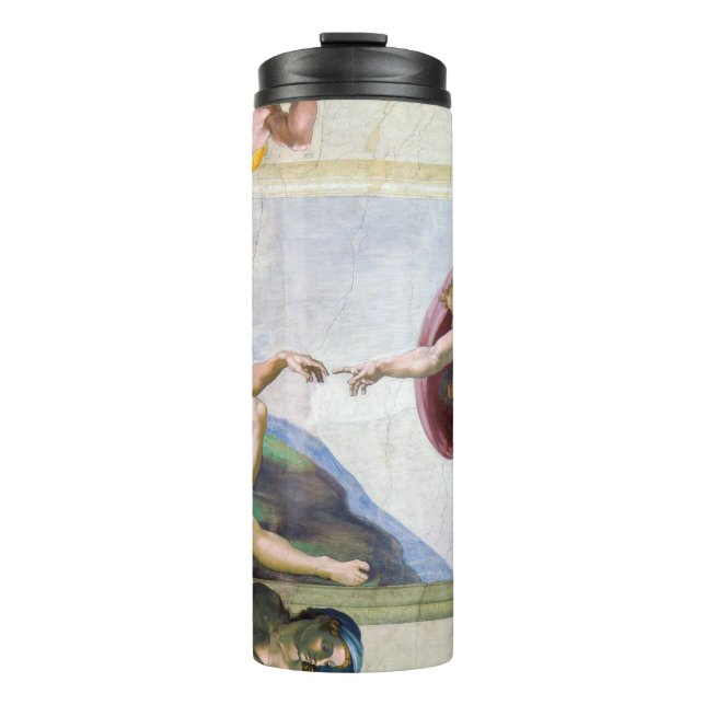 Michelangelo - Creation of Adam, Sistine Chapel's Thermal Tumbler (Front)