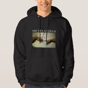 Michelangelo Creation Of Adam Vintage Art Hoodie
