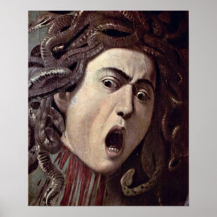 Michelangelo da Caravaggio - The head of Medusa Poster