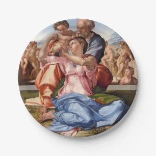 Michelangelo -Doni Tondo Paper Plate