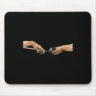 Michelangelo Hands Creation Of Adam Pool Billiards Mouse Mat
