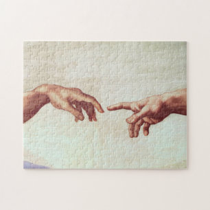 Michelangelo Hands Jigsaw Puzzle
