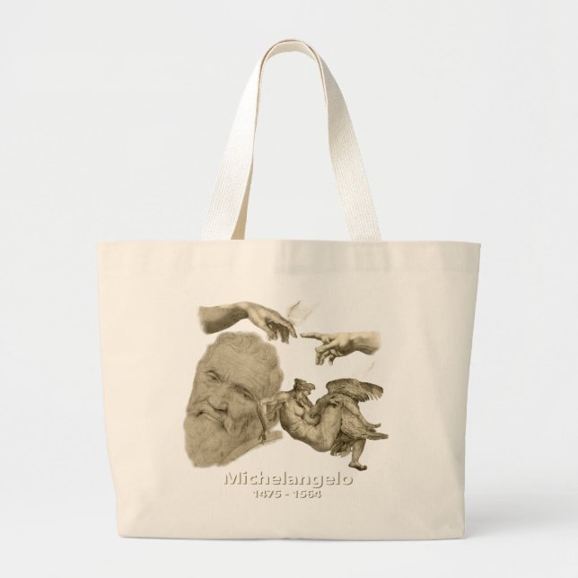 Michelangelo Large Tote Bag (Front)