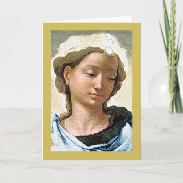 Michelangelo Madonna and Child Christmas Card (Front)