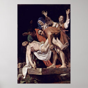 Michelangelo Merisi da Caravaggio — Entombment Poster