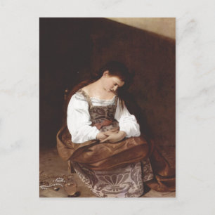 Michelangelo Merisi da Caravaggio Maria Magdalena  Postcard