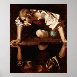 Michelangelo Merisi da Caravaggio-Narcissus Poster