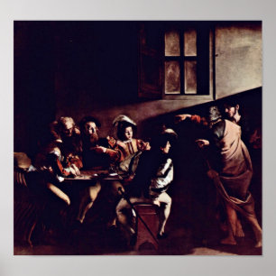 Michelangelo Merisi da Caravaggio — Saint Matthew Poster