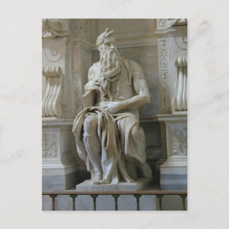 Michelangelo- Moses Postcard