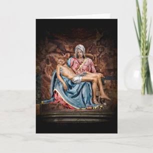 MICHELANGELO PIETA CARD