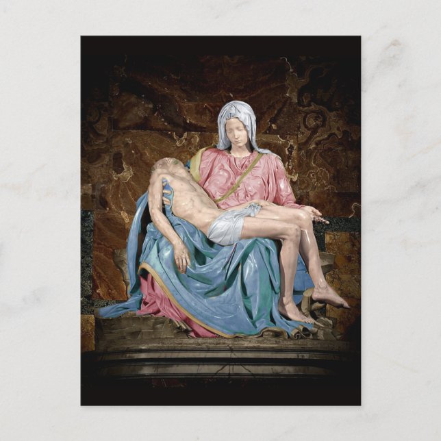 MICHELANGELO PIETA POSTCARD (Front)