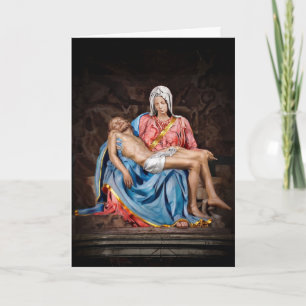 MICHELANGELO PIETA' THE LAMB OF GOD xdkbg Card