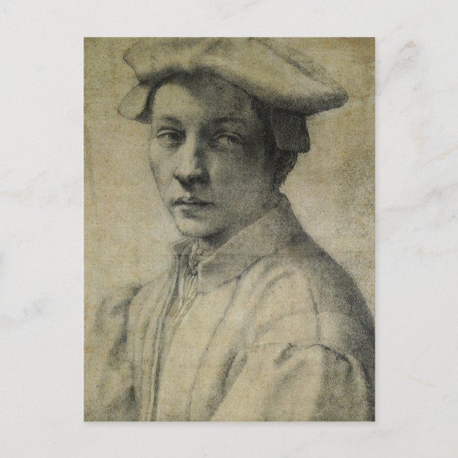 Michelangelo Portrait of Andrea Quaratesi   Postcard (Front)