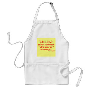 michelangelo quote standard apron