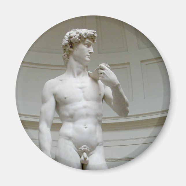 Michelangelo Renaissance Art Magnet (Front)