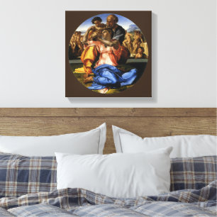 Michelangelo 's Doni Tondo or Doni Madonna Canvas Print