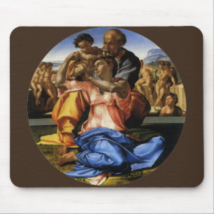 Michelangelo 's Doni Tondo or Doni Madonna Mouse Mat
