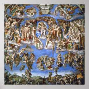 Michelangelo The Last Judgment Fine Art Print