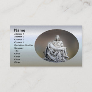 Michelangelo - The Pieta Business Card