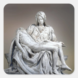 Michelangelo - The Pieta Square Sticker