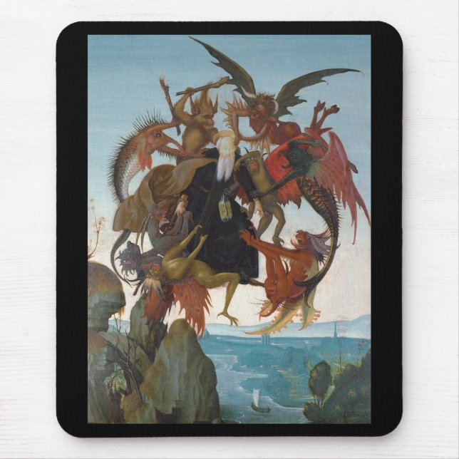 Michelangelo , “ The Torment of Saint Anthony ” Mouse Mat (Front)