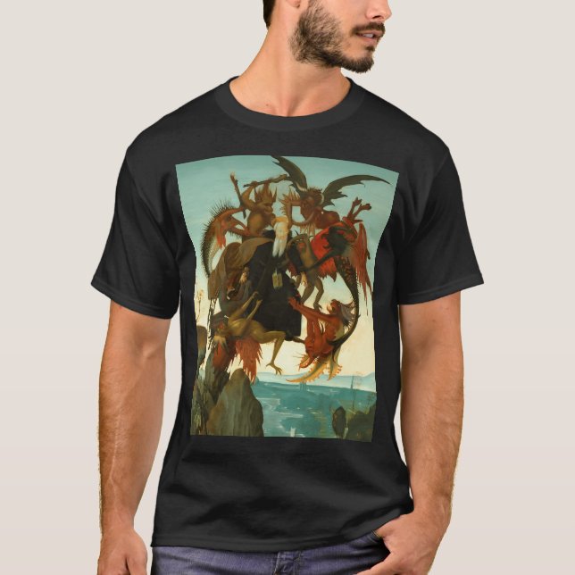 Michelangelo The Torment Of Saint Anthony T-Shirt (Front)