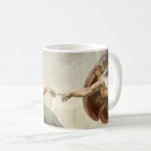 Michelangelo's Creation of Man (Creation of Adam) Coffee Mug