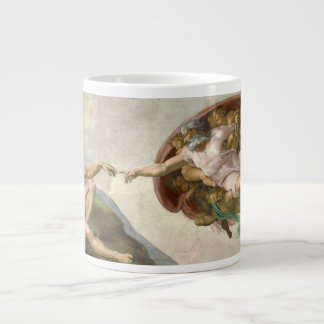 Michelangelo's Creation of Man (Creation of Adam) Large Coffee Mug