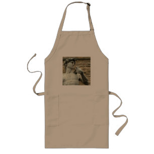 Michelangelo's David 1 Long Apron