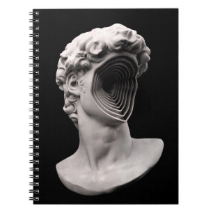 Michelangelo's David classical bust head Notebook
