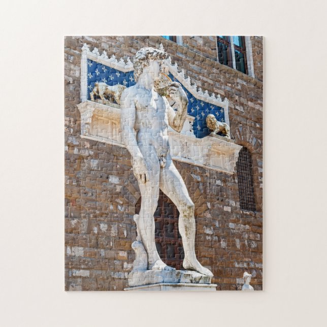 Michelangelo's David - Florence, Tuscany, Italy Jigsaw Puzzle (Vertical)