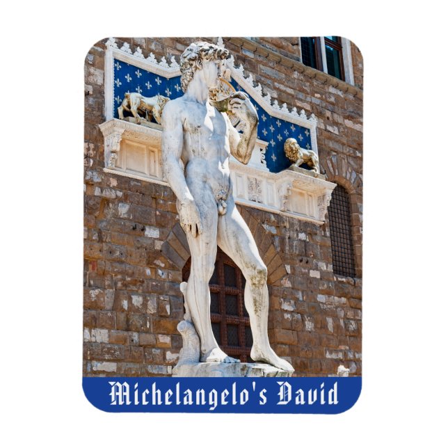 Michelangelo's David - Florence, Tuscany, Italy Magnet (Vertical)