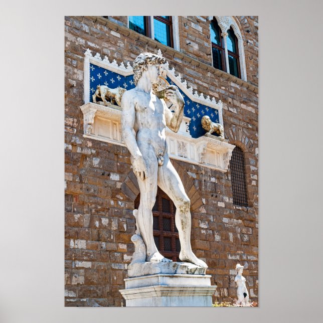Michelangelo's David - Florence, Tuscany, Italy Poster (Front)
